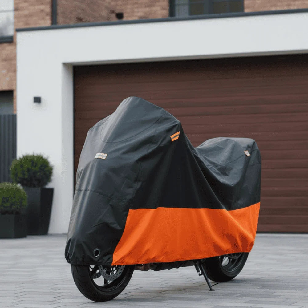 Motorcycle Cover Waterproof UV-Resistant With Lock Hole