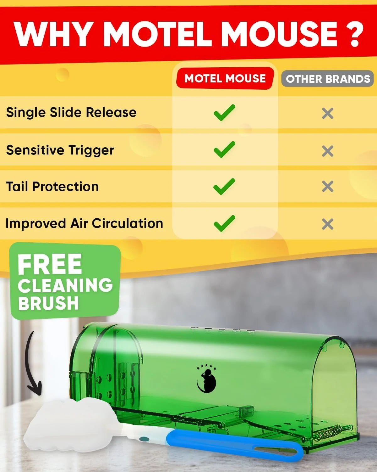 Mouse Trap Live Catch Reusable Transparent Set of 4
