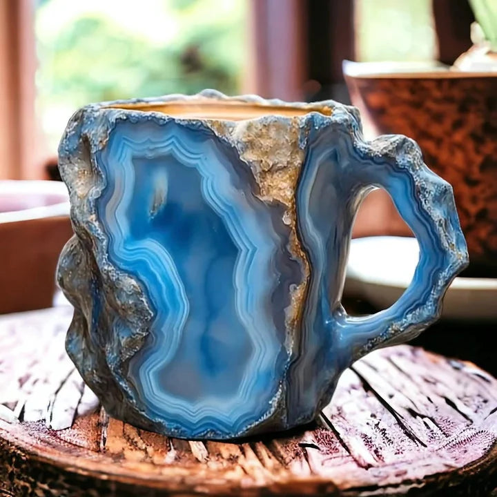 Mug Handcrafted Mineral Crystal Dishwasher & Microwave Safe