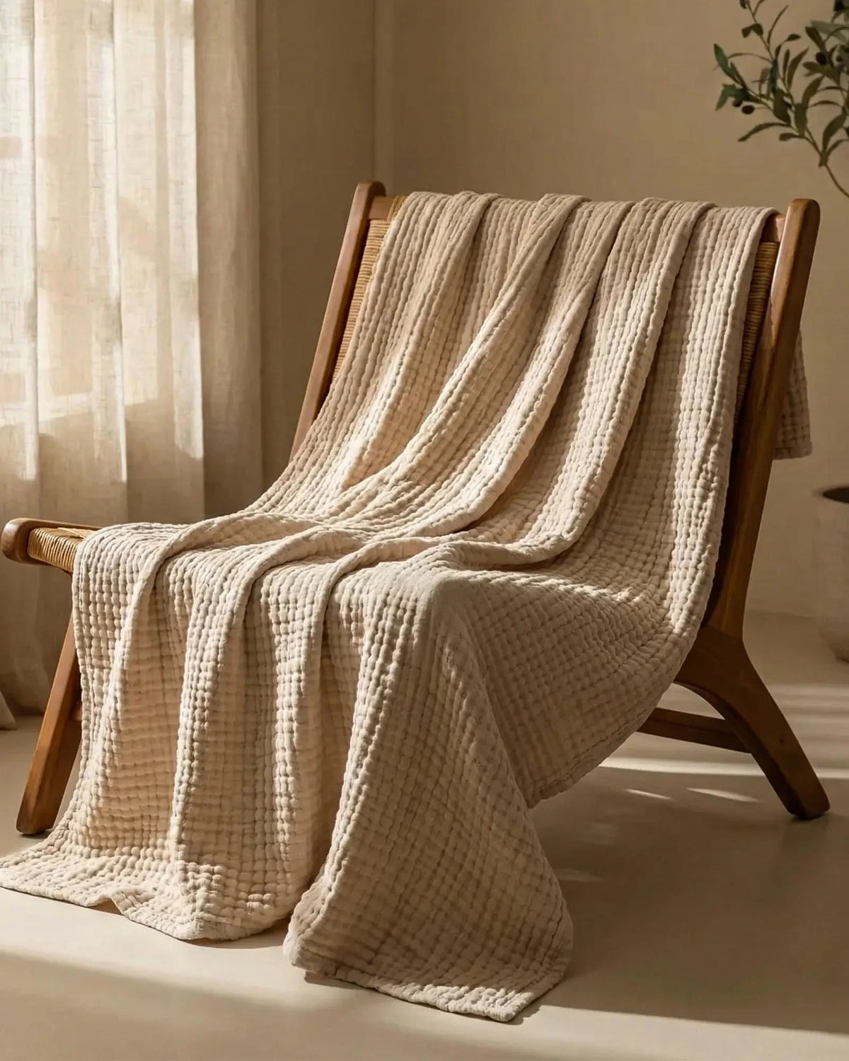 Muslin Blanket 100% Cotton Soft & Breathable