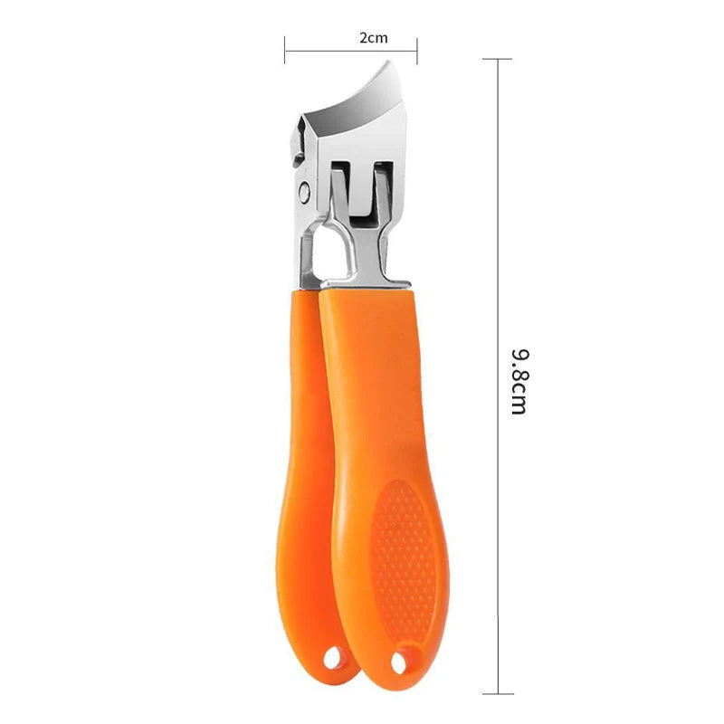 Nail Clipper Extra-Wide Opening Stainless Steel Blades Nail Catcher