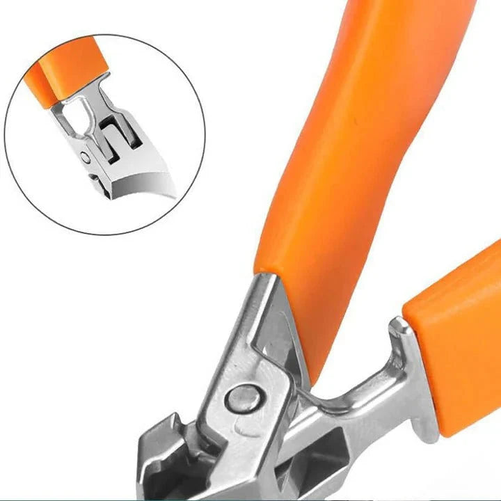 Nail Clippers Extra-Wide Jaw Stainless Steel Non-Slip Grip