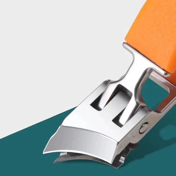 Nail Clippers Wide Jaw Stainless Steel Blades Non-Slip Grip