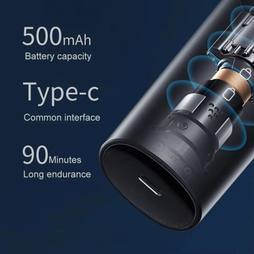 Nose & Ear Hair Trimmer IPX7 Waterproof 90-Minute Runtime