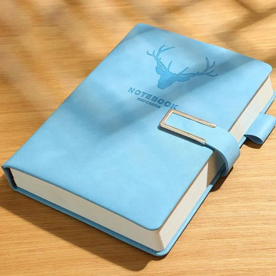 Notebook A5 Genuine Leather Personalized Cover With Bookmark