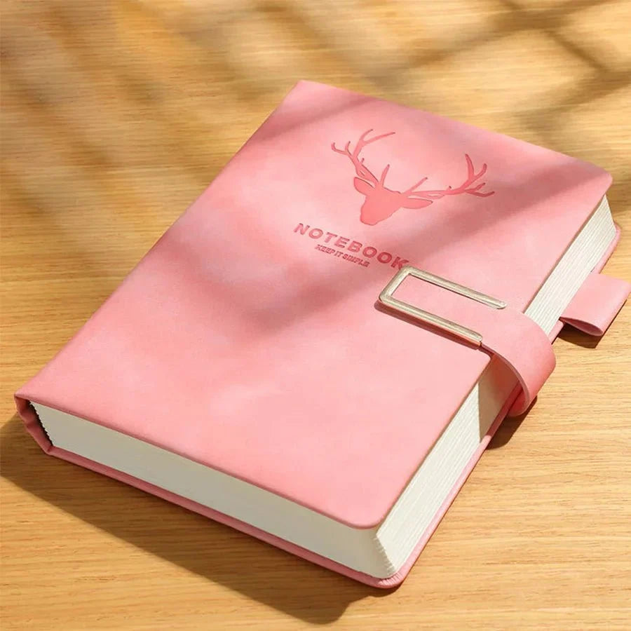 Notebook A5 Genuine Leather Personalized Cover With Bookmark