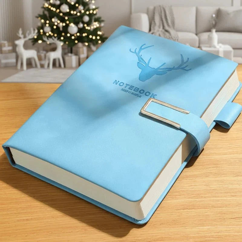 Notebook A5 Genuine Leather Personalized Cover With Bookmark