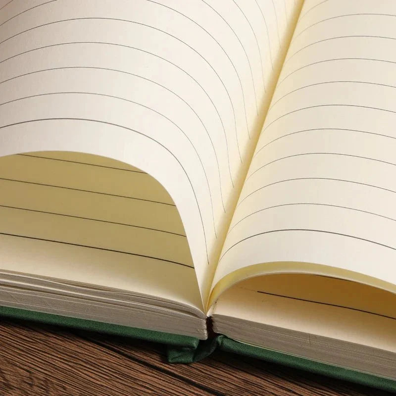 Notebook A5 Genuine Leather Personalized Cover With Bookmark