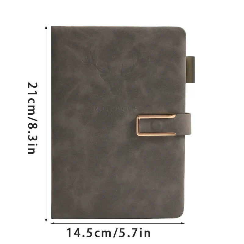 Notebook A5 Genuine Leather Personalized Cover With Bookmark