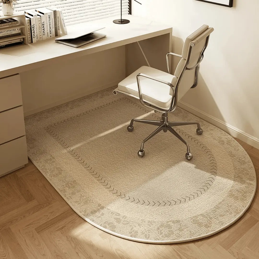 Office Chair Mat Semi-Round Non-Slip Floor Protection