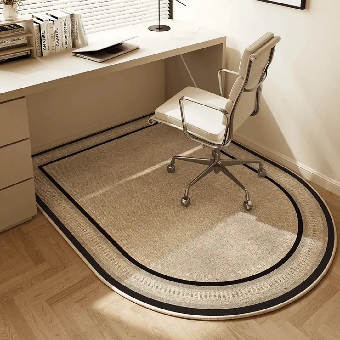 Office Chair Mat Semi-Round Non-Slip Floor Protection
