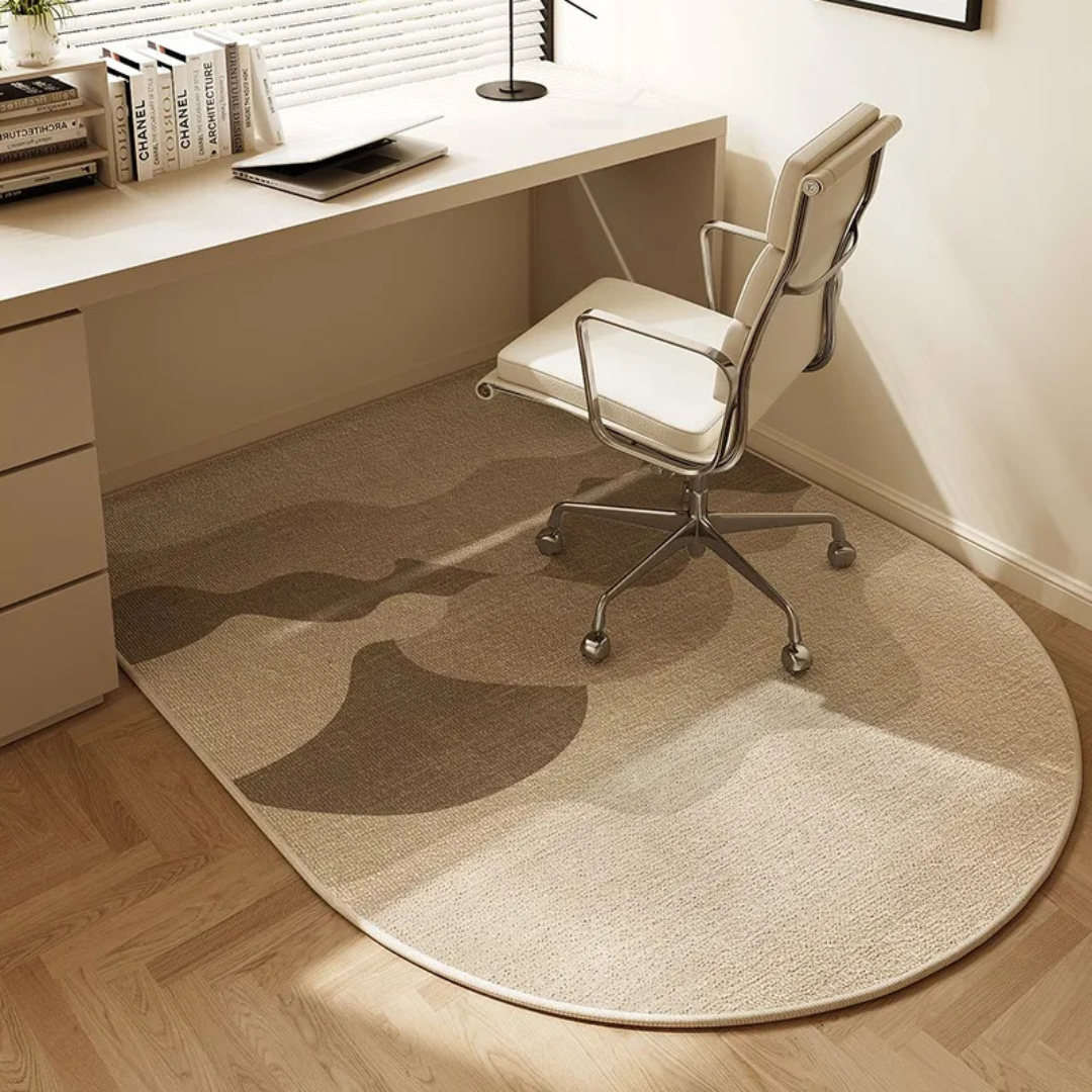 Office Chair Mat Semi-Round Non-Slip Floor Protection