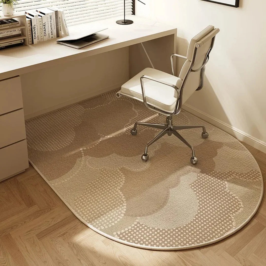Office Chair Mat Semi-Round Non-Slip Floor Protection