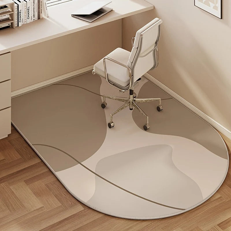 Office Floor Mat Soft Fabric Ergonomic Non-Slip Backing