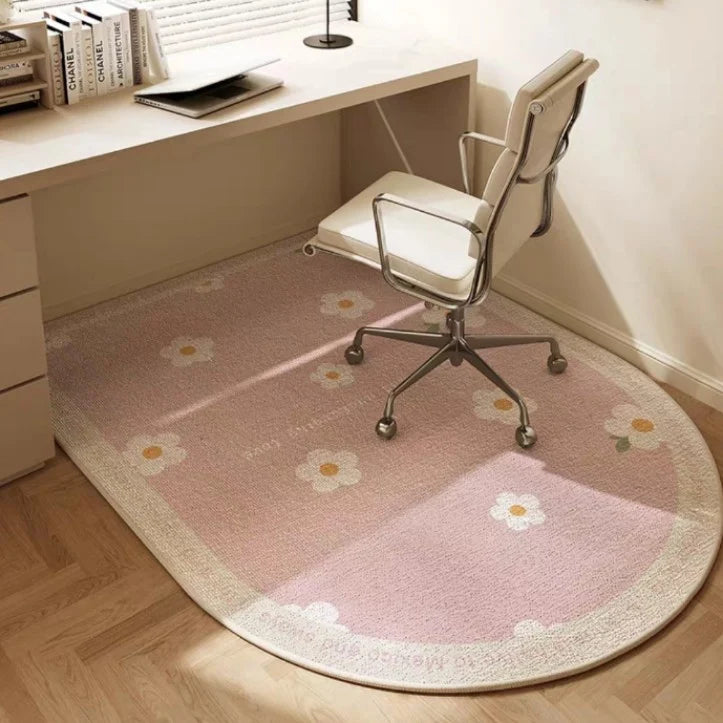 Office Floor Mat Soft Fabric Ergonomic Non-Slip Backing
