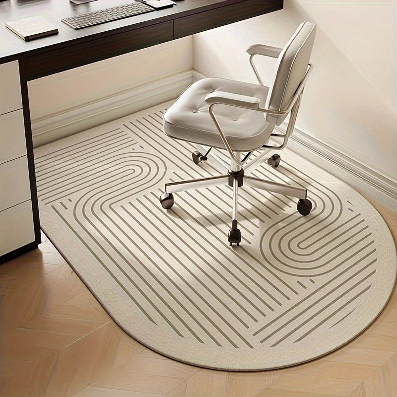 Office Floor Mat Soft Fabric Ergonomic Non-Slip Backing