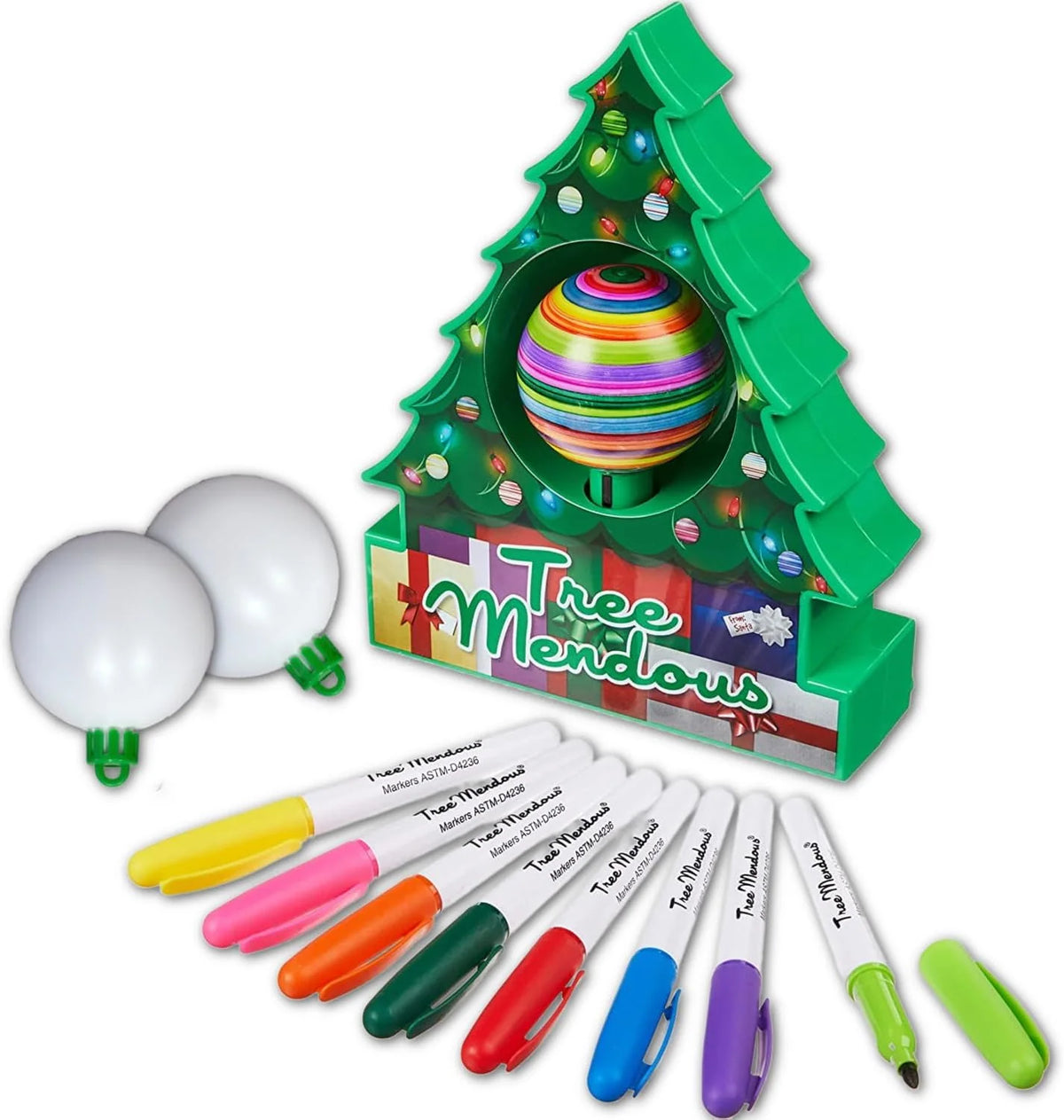Ornament Decorating Kit Motorized Spinning Base With Lights & Music