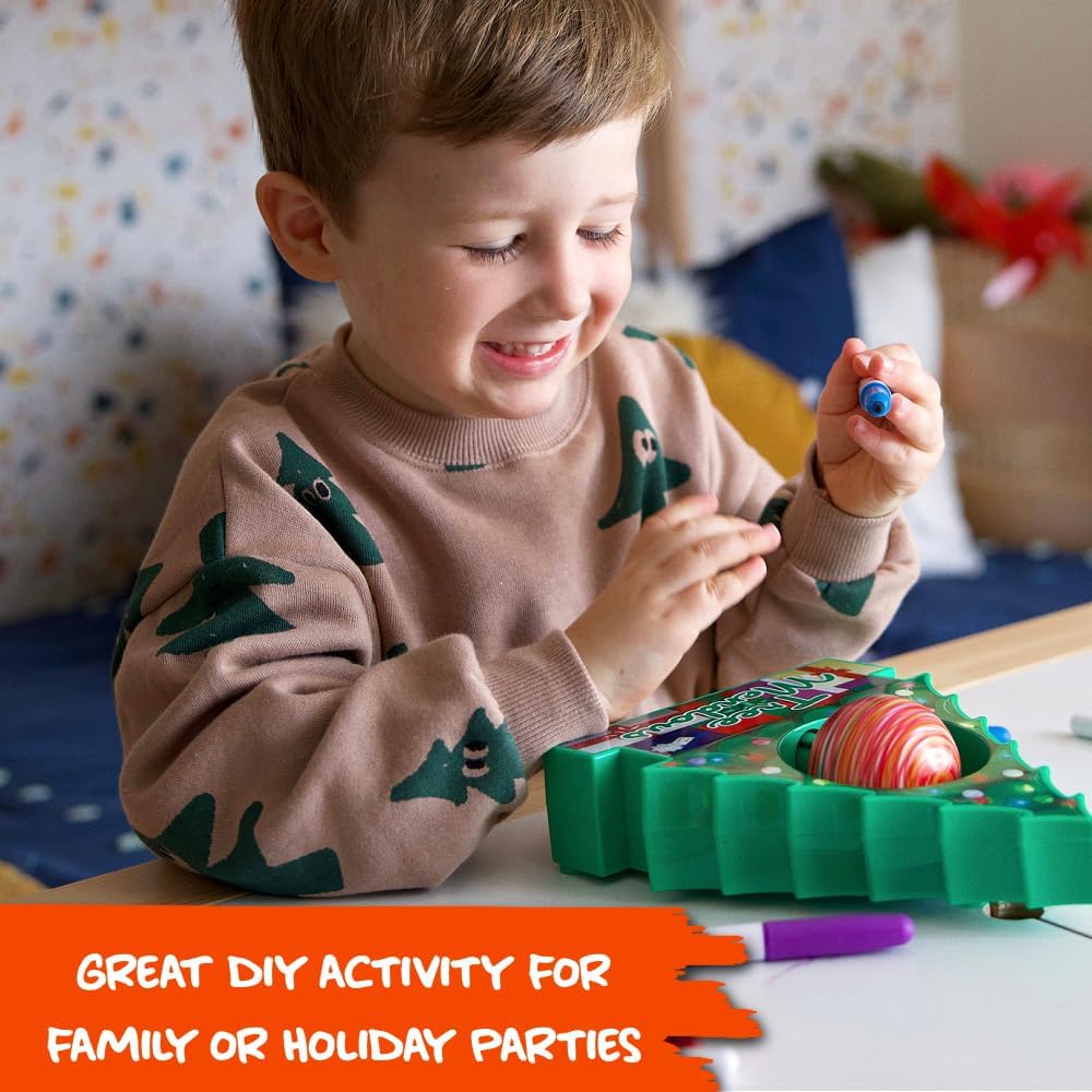 Ornament Decorating Kit Motorized Spinning Base With Lights & Music