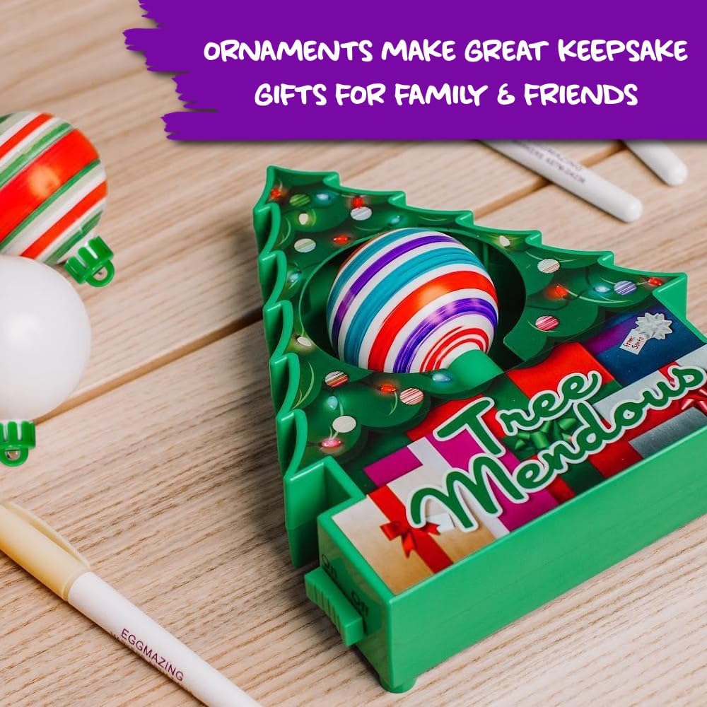 Ornament Decorating Kit Motorized Spinning Base With Lights & Music