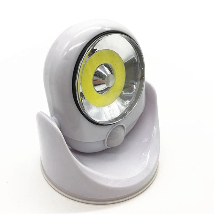Outdoor Motion Sensor Light Battery-Powered Weatherproof Magnetic Mount