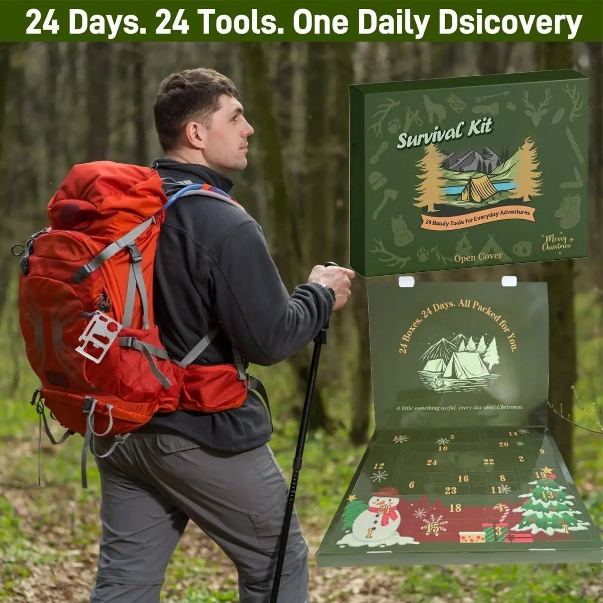 Outdoor Tool Set 24 Tools Advent Calendar