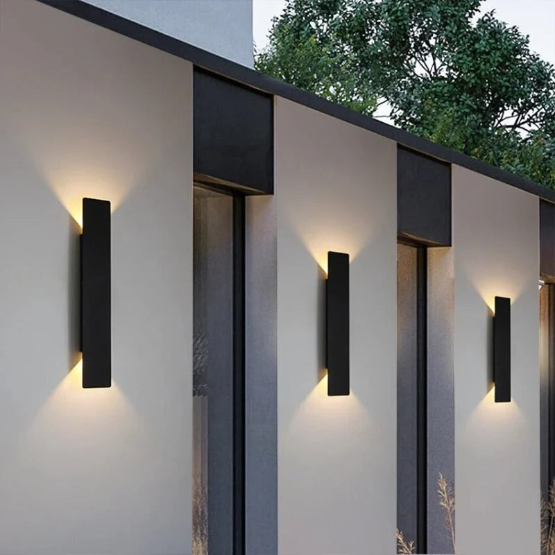 Outdoor Wall Light Aluminum IP65 Weatherproof LED