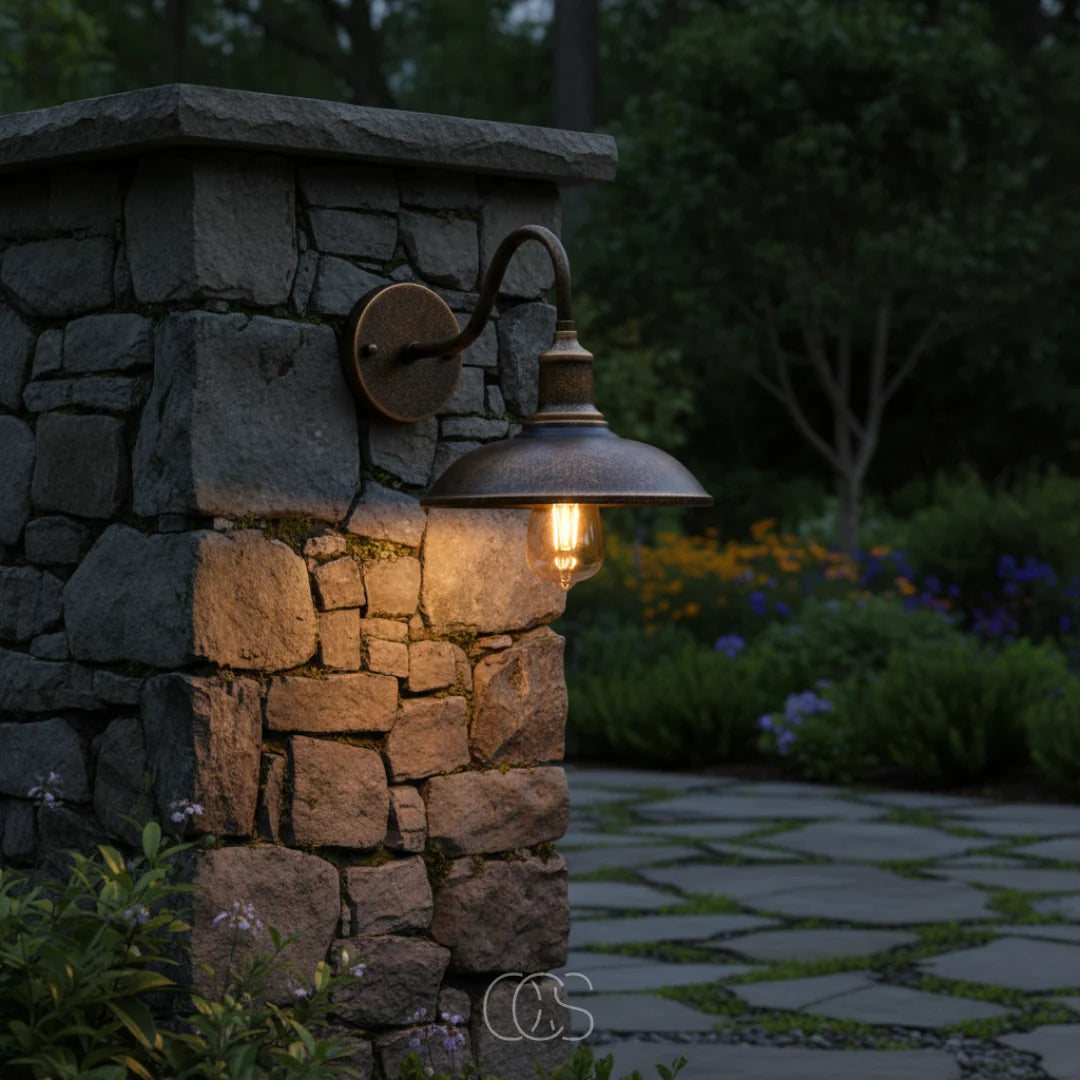 Outdoor Wall Light Bronze Aluminum IP65 Waterproof