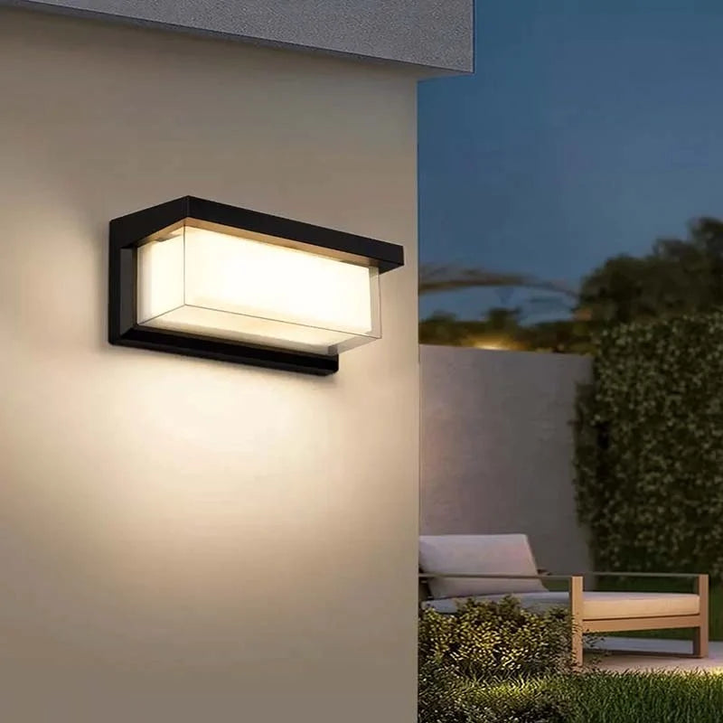 Outdoor Wall Light Motion Sensor 18W LED Waterproof