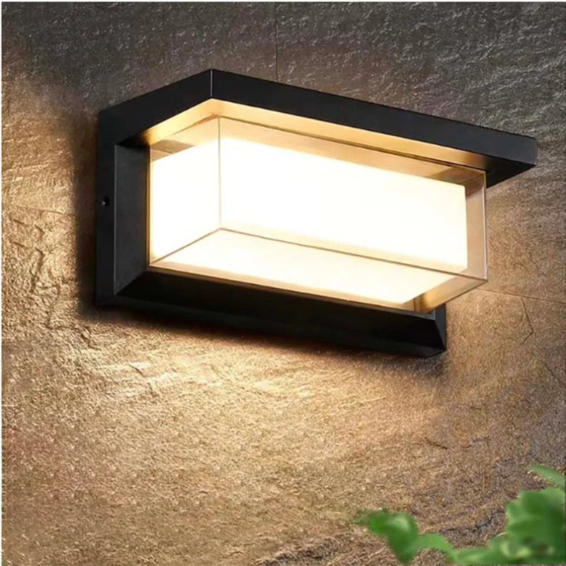 Outdoor Wall Light Motion Sensor 18W LED Waterproof