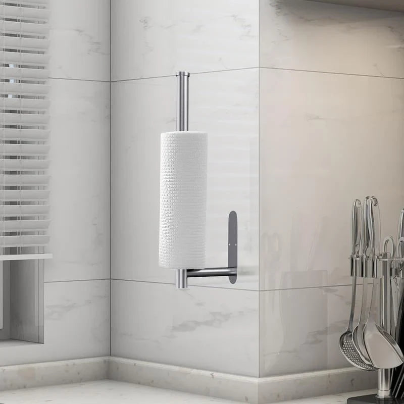Paper Towel Holder Set Stainless Steel Wall-Mounted Set of 2