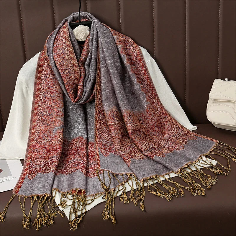 Pashmina Wrap Lightweight Soft Cashmere-Like Feel