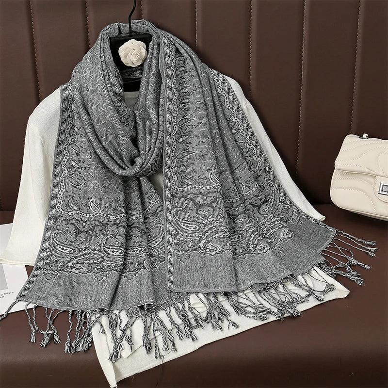 Pashmina Wrap Lightweight Soft Cashmere-Like Feel