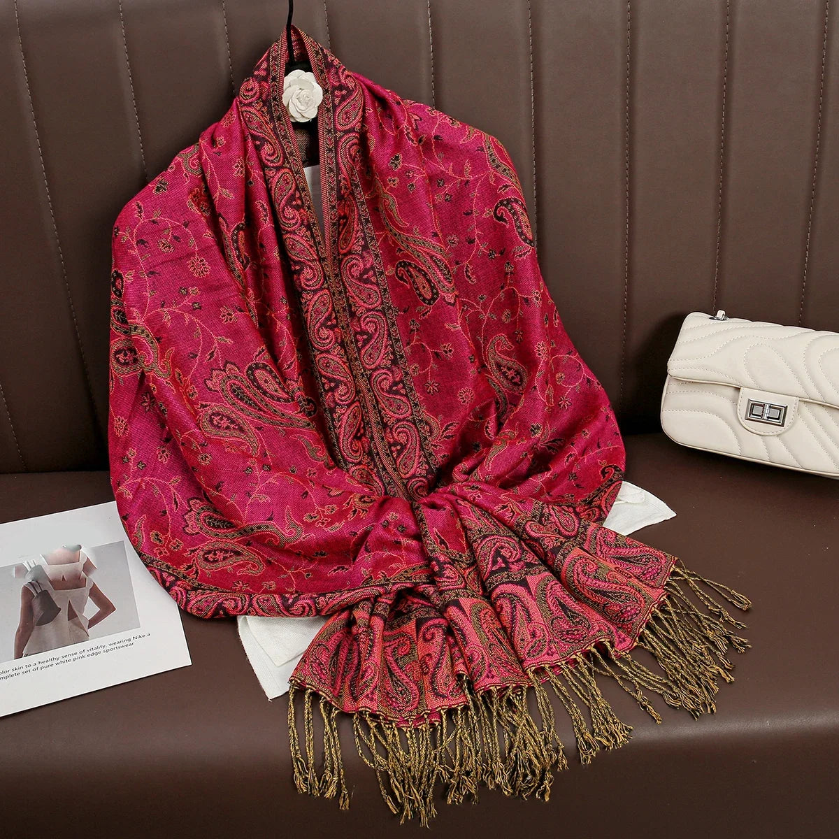 Pashmina Wrap Lightweight Soft Cashmere-Like Feel
