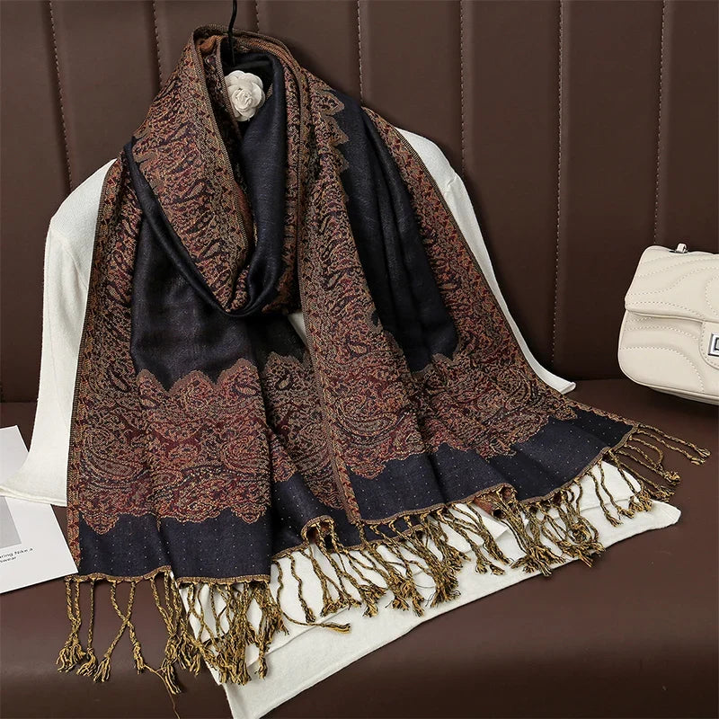 Pashmina Wrap Lightweight Soft Cashmere-Like Feel