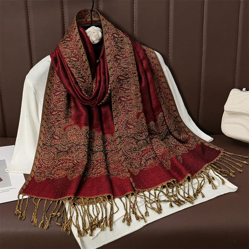 Pashmina Wrap Lightweight Soft Cashmere-Like Feel