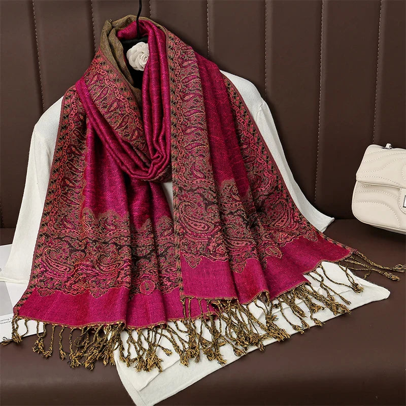 Pashmina Wrap Lightweight Soft Cashmere-Like Feel