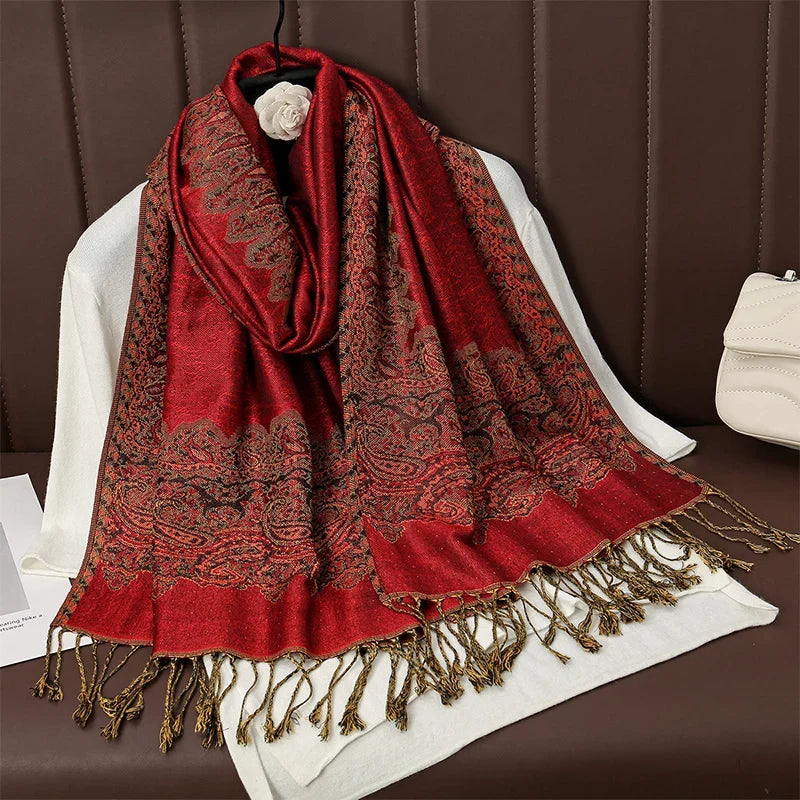 Pashmina Wrap Lightweight Soft Cashmere-Like Feel