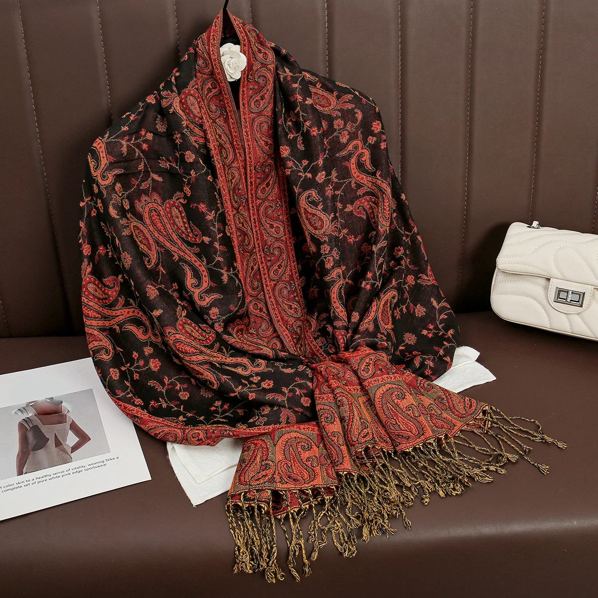 Pashmina Wrap Lightweight Soft Cashmere-Like Feel