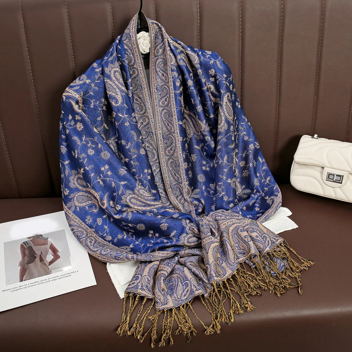 Pashmina Wrap Lightweight Soft Cashmere-Like Feel