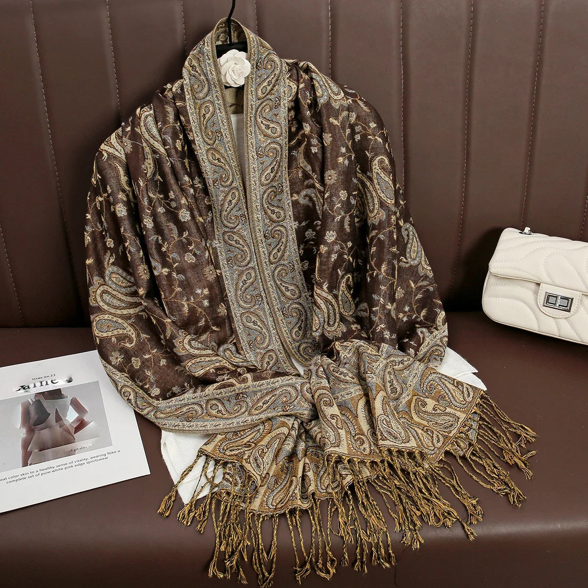 Pashmina Wrap Lightweight Soft Cashmere-Like Feel