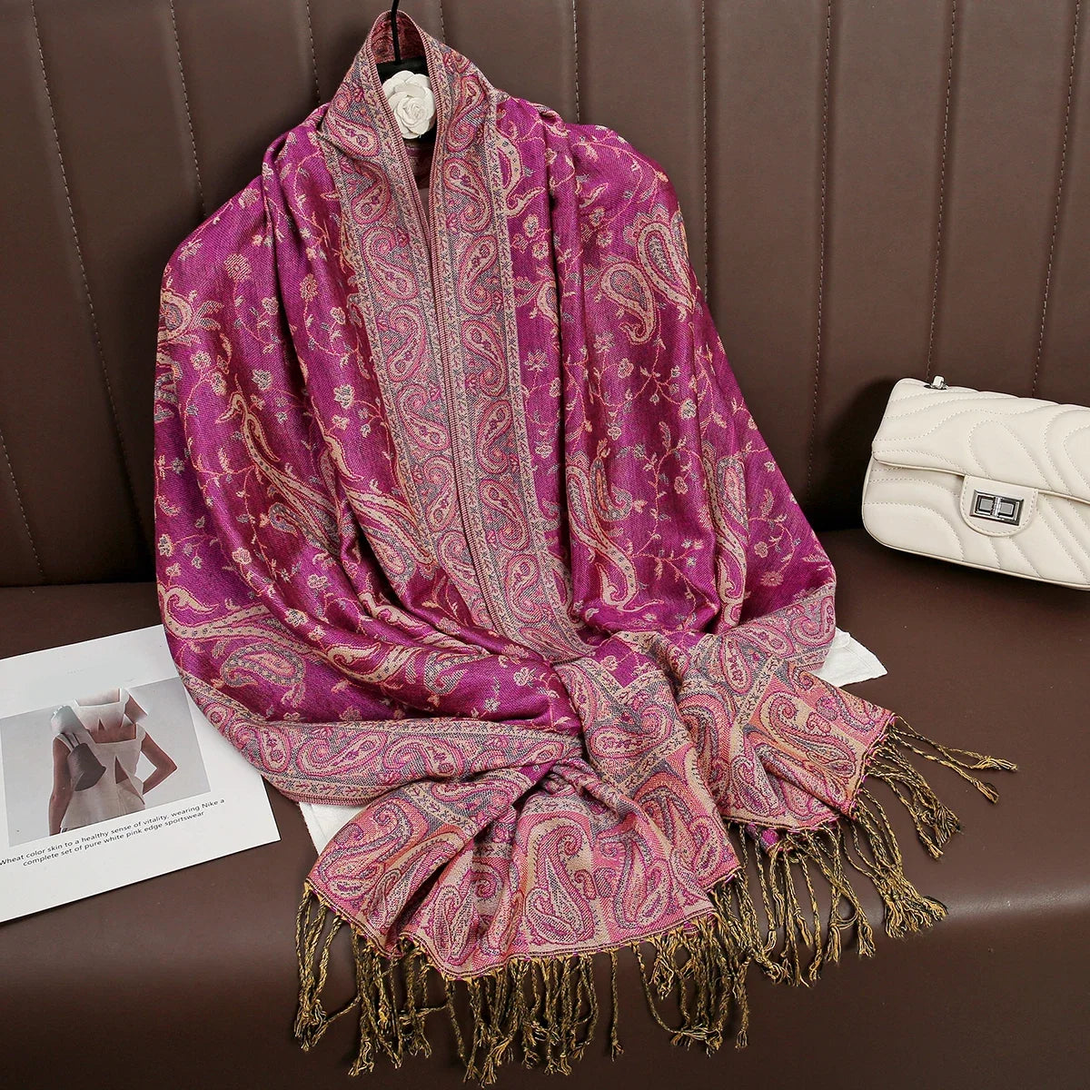 Pashmina Wrap Lightweight Soft Cashmere-Like Feel