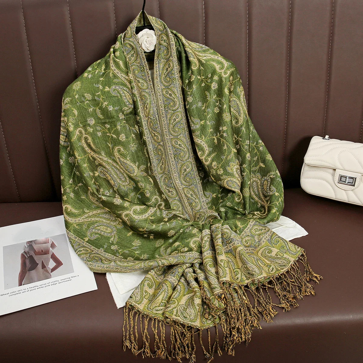 Pashmina Wrap Lightweight Soft Cashmere-Like Feel