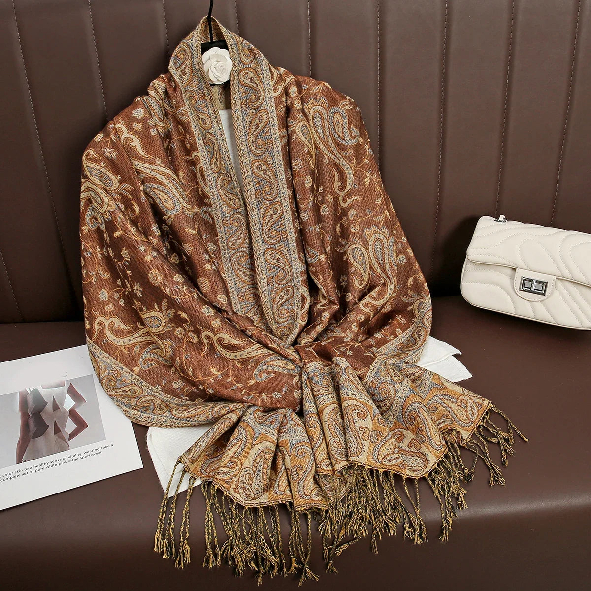 Pashmina Wrap Lightweight Soft Cashmere-Like Feel