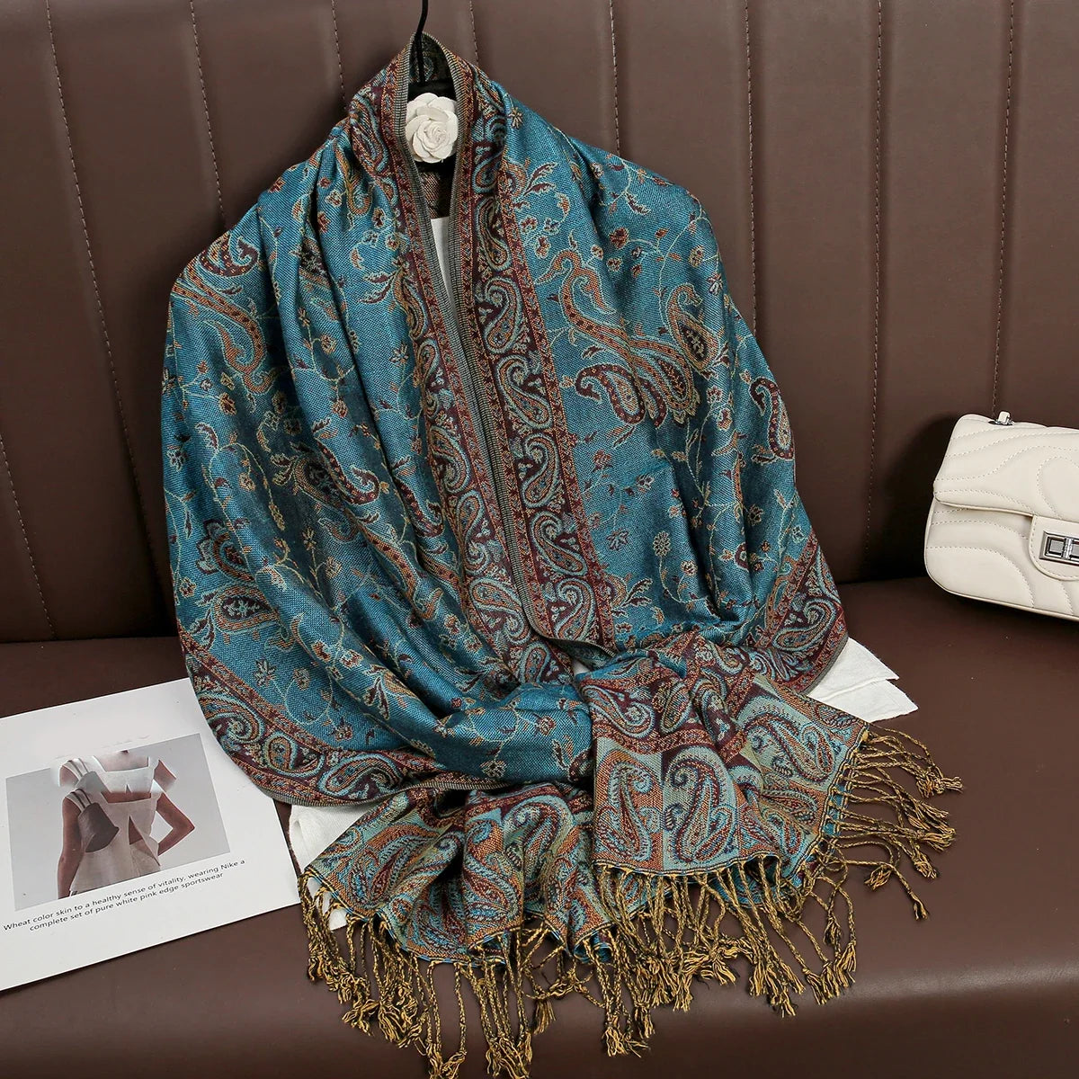 Pashmina Wrap Lightweight Soft Cashmere-Like Feel