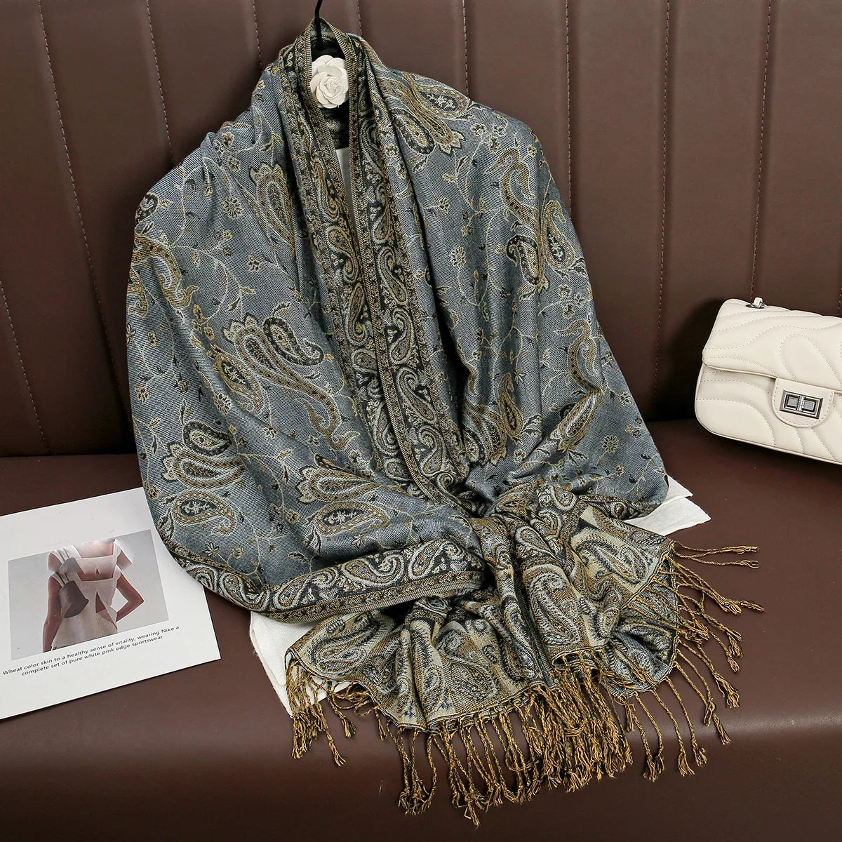 Pashmina Wrap Lightweight Soft Cashmere-Like Feel