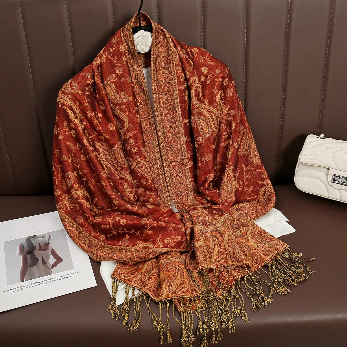 Pashmina Wrap Lightweight Soft Cashmere-Like Feel