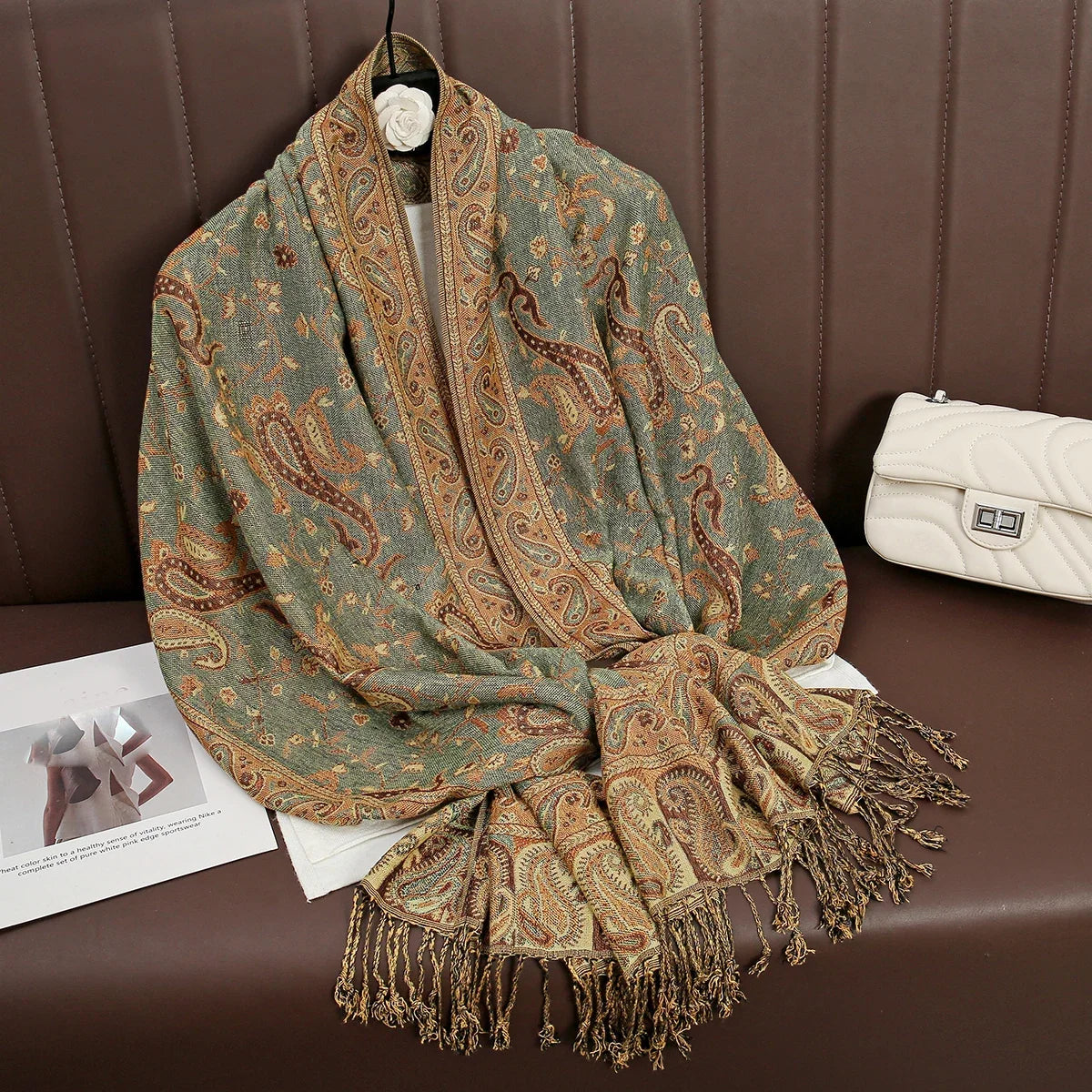 Pashmina Wrap Lightweight Soft Cashmere-Like Feel