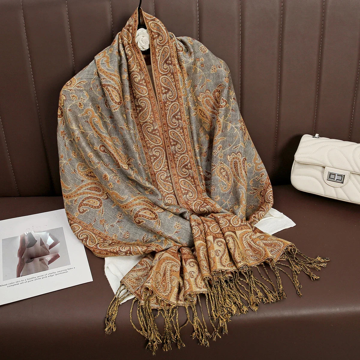 Pashmina Wrap Lightweight Soft Cashmere-Like Feel