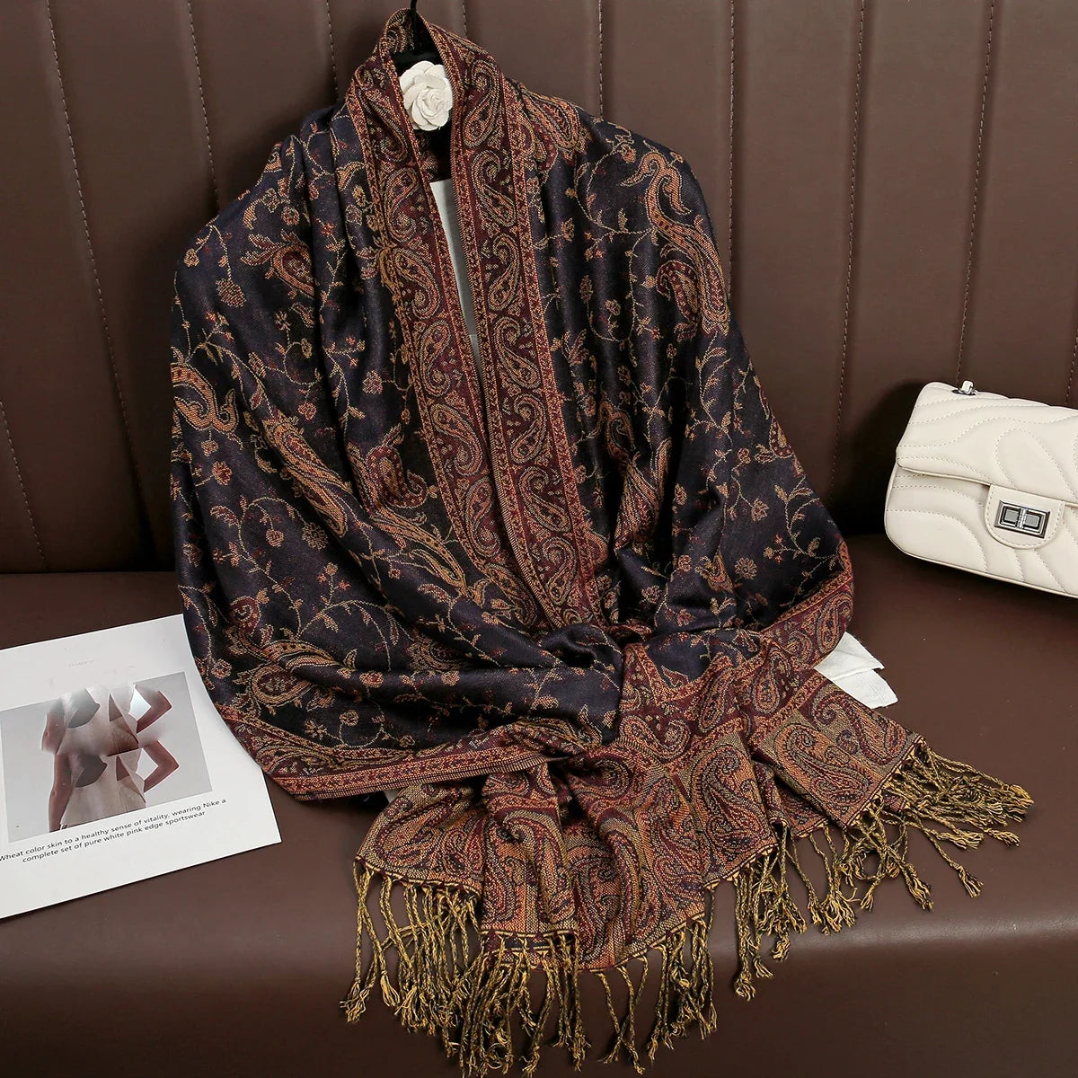 Pashmina Wrap Lightweight Soft Cashmere-Like Feel