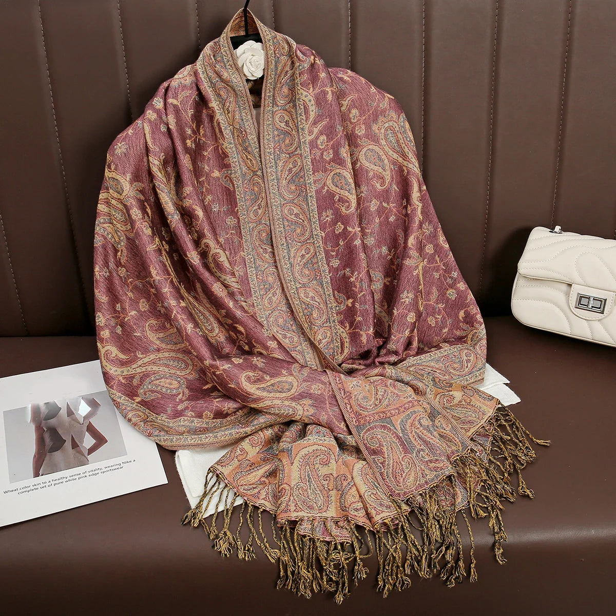 Pashmina Wrap Lightweight Soft Cashmere-Like Feel